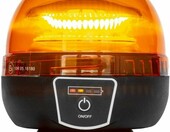 TT Technology TT.14539 lampa ostrzegawcza LED na magnes – kogut akumulatorowy 12/24 V – zdjęcie 1
