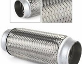 Tbest rura wydechowa elastyczna 55 x 200 mm – stal nierdzewna, uniwersalna – zdjęcie 3