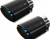 Krtopo AT168-2PCS końcówki wydechu z włókna węglowego 63/89 mm, 2 szt. – zdjęcie 1