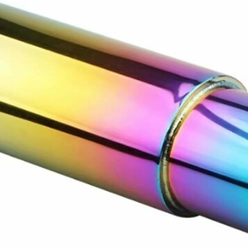 FGHCBGZA strumienica wydechu 55 mm – tłumik prosty uniwersalny, stal nierdzewna
