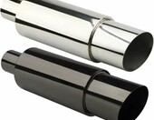 FGHCBGZA strumienica wydechu 55 mm – tłumik prosty uniwersalny, stal nierdzewna – zdjęcie 2