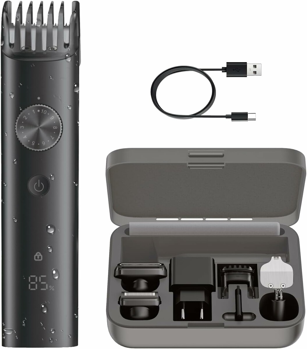 Xiaomi Grooming Kit Pro - wielofunkcyjny trymer z nasadkami, IPX7