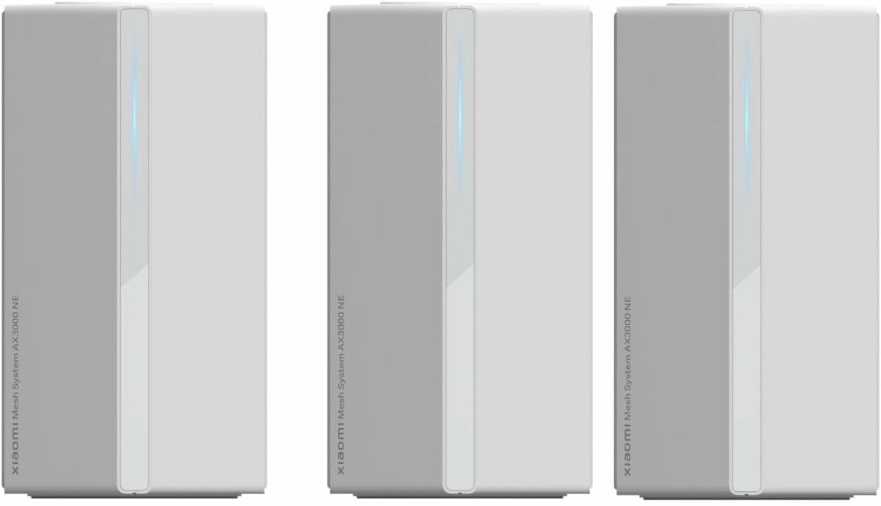 Xiaomi Mesh System AX3000 NE (3 szt.) - system Wi-Fi 6 mesh dla całego domu