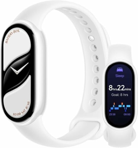 Xiaomi Smart Band 10 Ceramic Edition - opaska AMOLED 1,72 cala, Pearl White