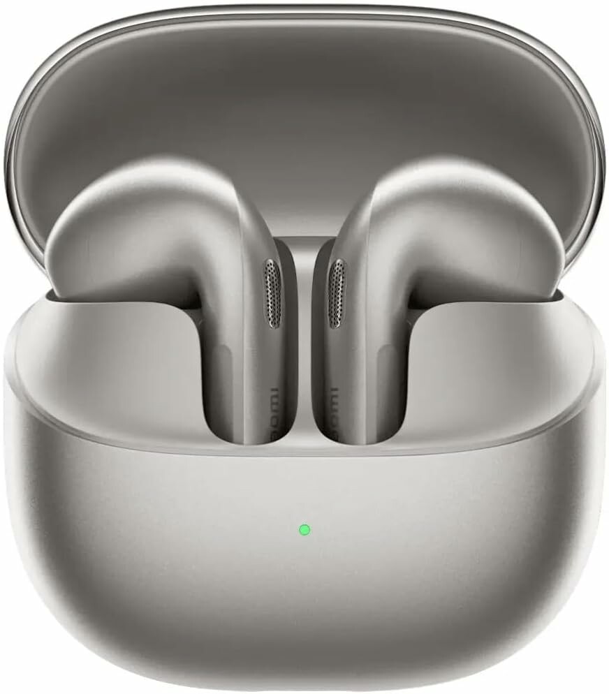 Xiaomi Buds 6 - słuchawki bezprzewodowe półdouszne z ANC, szare (Titan Grey)