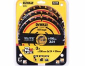 DeWALT DT10399-QZ – zestaw 3 tarcz do drewna 190 x 30 mm, 24 zęby – zdjęcie 2