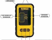DeWALT DE0892G – detektor do laserów liniowych z zieloną wiązką, zasięg 50 m – zdjęcie 5