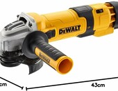 DeWALT DWE4257-QS 1500 W – szlifierka kątowa 125 mm z regulacją obrotów – zdjęcie 3