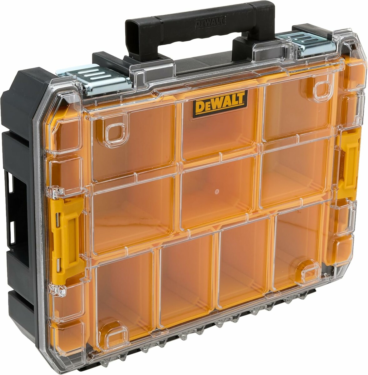 DeWALT TSTAK V DWST1-71194 – organizer z przezroczystą pokrywą i pojemnikami
