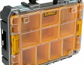 DeWALT TSTAK V DWST1-71194 – organizer z przezroczystą pokrywą i pojemnikami – zdjęcie 1
