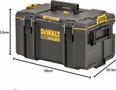 DeWALT TOUGHSYSTEM 2.0 DS300 DWST83294-1 – średnia skrzynia narzędziowa IP65 – zdjęcie 2