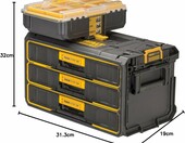 DeWALT TOUGHSYSTEM 2.0 DWST08330-1 – moduł z trzema szufladami – zdjęcie 5