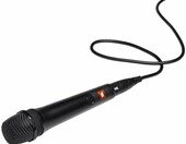 JBL PBM100 – przewodowy mikrofon dynamiczny do karaoke i PartyBox, czarny – zdjęcie 1