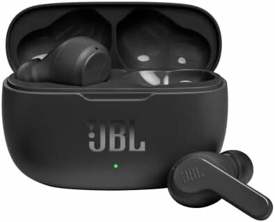 JBL Wave 200TWS – bezprzewodowe słuchawki douszne, 20 h z etui, czarne