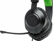 JBL Quantum 100X Console – przewodowy zestaw słuchawkowy do gier Xbox, czarno-zielony – zdjęcie 1