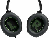 JBL Quantum 100X Console – przewodowy zestaw słuchawkowy do gier Xbox, czarno-zielony – zdjęcie 2