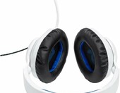 JBL Quantum 100P Console – przewodowy zestaw słuchawkowy do PlayStation, biało-niebieski – zdjęcie 5