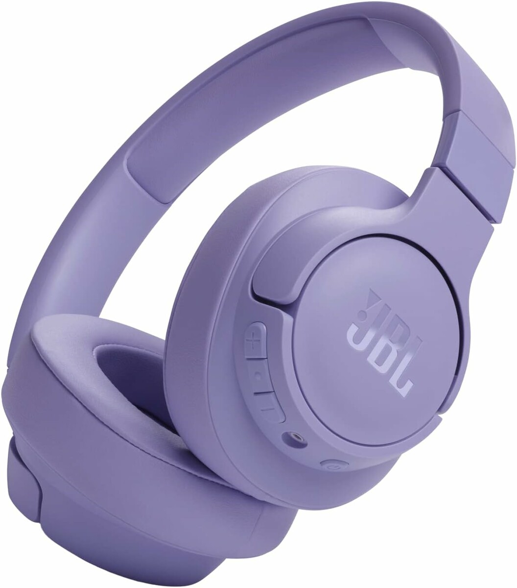 JBL Tune 720BT – bezprzewodowe słuchawki nauszne, 76 h pracy, fioletowe