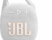 JBL Clip 5 – przenośny głośnik Bluetooth z karabińczykiem, IP67, biały – zdjęcie 2