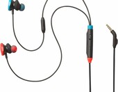 JBL Quantum 50N – przewodowe słuchawki dokanałowe dla graczy, niebiesko-czerwone – zdjęcie 4