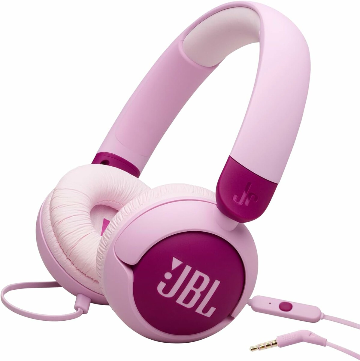 JBL Junior 320 – przewodowe słuchawki dla dzieci z limitem 85 dB, fioletowe