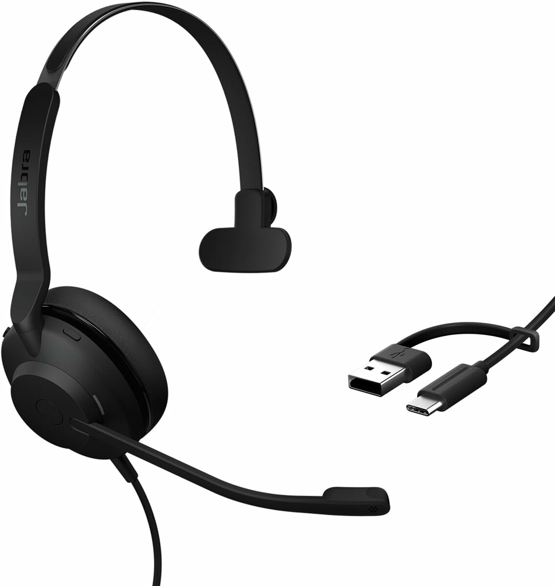 Jabra Evolve2 30 SE UC Mono USB-C/A – przewodowy zestaw słuchawkowy, czarny