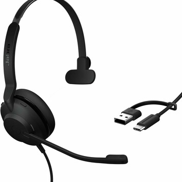 Jabra Evolve2 30 SE UC Mono USB-C/A – przewodowy zestaw słuchawkowy, czarny