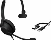Jabra Evolve2 30 SE UC Mono USB-C/A – przewodowy zestaw słuchawkowy, czarny – zdjęcie 1