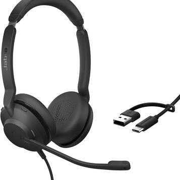 Jabra Evolve2 30 SE MS Stereo USB-C/A – zestaw słuchawkowy do Teams, czarny