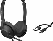 Jabra Evolve2 30 SE MS Stereo USB-C/A – zestaw słuchawkowy do Teams, czarny – zdjęcie 1