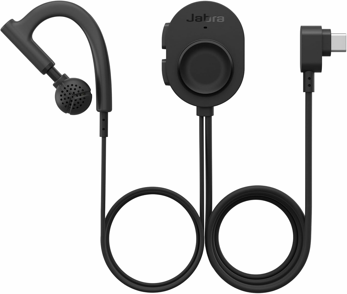 Jabra Perform 10 – przewodowy zestaw z zaczepem na ucho i PTT dla handlu, USB-C