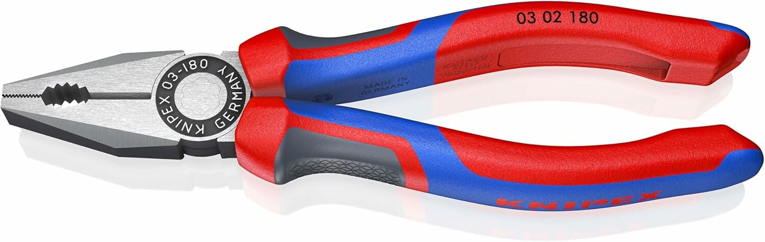 KNIPEX 03 02 180 kombinerki uniwersalne 180 mm, rękojeści Comfort