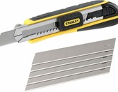 Stanley FatMax 0-10-481 nóż z ostrzem łamanym 18 mm, aluminiowy – zdjęcie 1