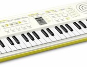 Casio SA-80 – mini keyboard dla dzieci, 44 klawisze, biało-zielony – zdjęcie 3