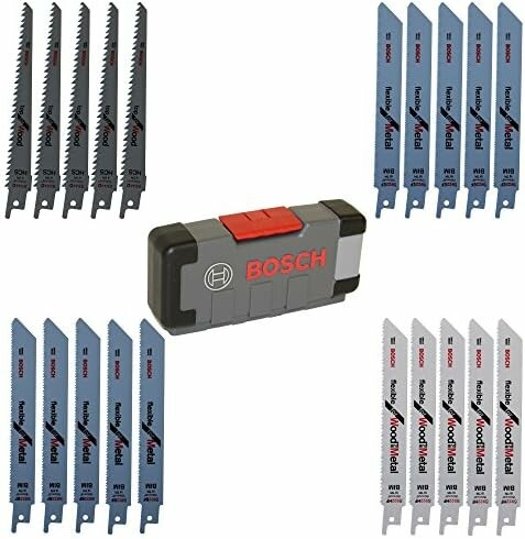 Bosch 2607010902 – zestaw 20 brzeszczotów do piły szablastej, drewno i metal