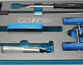 CCLIFE 2617 zestaw do demontażu szyb samochodowych, 7 elementów – zdjęcie 1