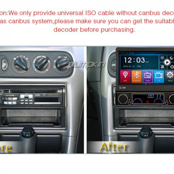 Radio samochodowe 7' USB SD nawigacja mapy uniwersalne