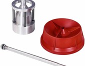 Wyważarka statyczna do kół z poziomicą – przenośna, piasty 3,8–10,2 cm – zdjęcie 2