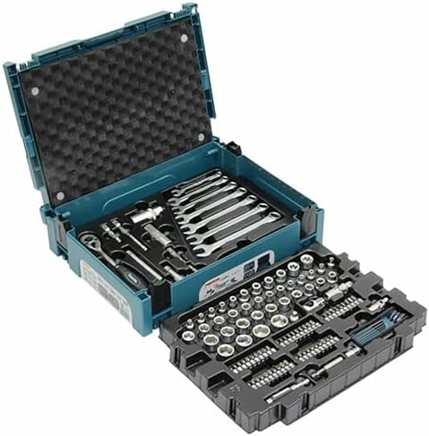 Makita E-08713 zestaw narzędzi ręcznych 120 el. w walizce MakPac