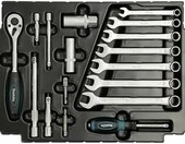 Makita E-08713 zestaw narzędzi ręcznych 120 el. w walizce MakPac – zdjęcie 4