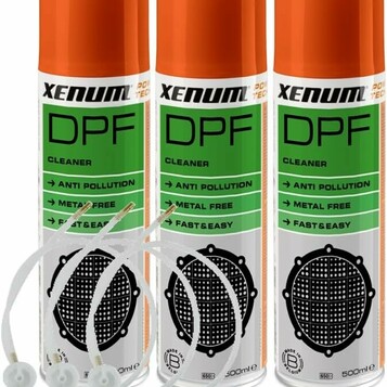 Xenum DPF Cleaner 3 x 400 ml – płyn do czyszczenia filtra DPF/FAP z sondami
