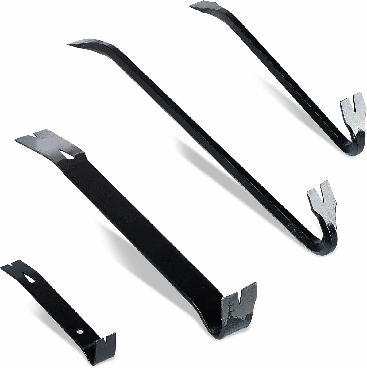 Relaxdays zestaw łomów i dźwigni 4 szt. – 45, 38, 30 i 18 cm
