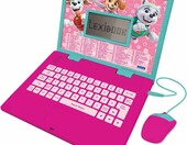 Lexibook JC598PAGi1 – komputer edukacyjny Psi Patrol, angielski i francuski, różowy – zdjęcie 2