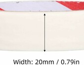 Taśma lakiernicza samochodowa 20 mm x 20 m – 6 rolek, odporna na temperaturę – zdjęcie 3