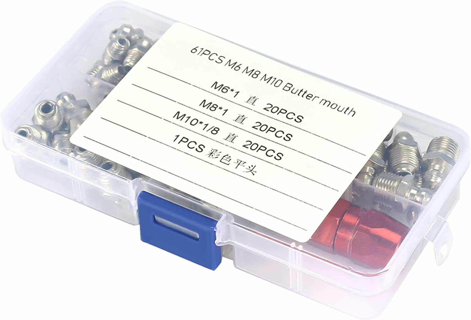 PolyGen kalamitki M6/M8/M10 proste – zestaw 60 szt. w pudełku