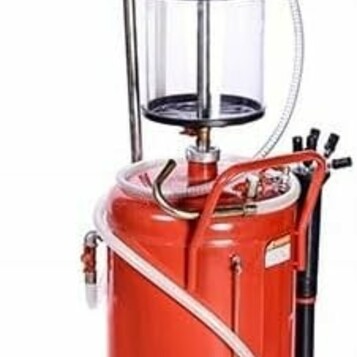 G.I.KRAFT B8010KVS zlewarko-wysysarka do oleju 80 l z kolbą 10 l