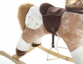 Heunec 725072 – pluszowy koń na biegunach z dźwiękiem galopu, 74 cm – zdjęcie 3