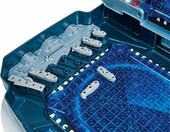 Noris 606104435 – elektroniczna gra w statki w walizce, światło i dźwięk – zdjęcie 3