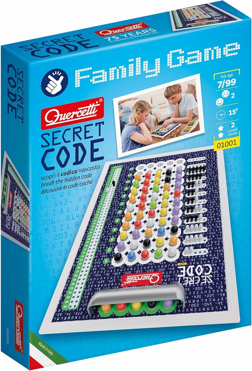 Quercetti 1001 Secret Code – strategiczna gra w łamanie kodu od 7 lat
