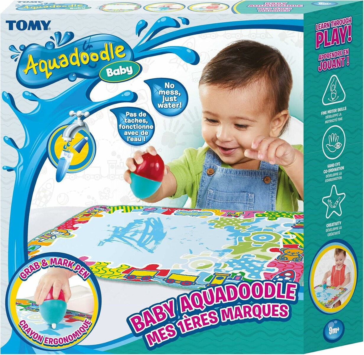 Tomy Aquadoodle Baby E73075 – mata wodna do rysowania od 9 miesięcy